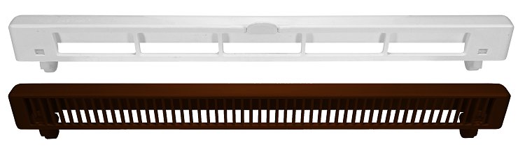 Nawiewnik Slimline 2000 CIEMNY BRĄZ/BIAŁY Kod producenta Slimline 2000 CIEMNY BRĄZ/BIAŁY