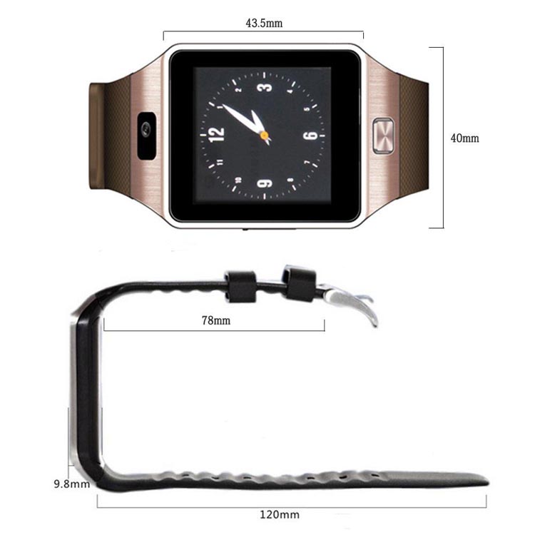 SMARTWATCH DZ09 ZEGAREK 34FUNKCJE KAM SIM PL FOLIA Transmisja danych brak