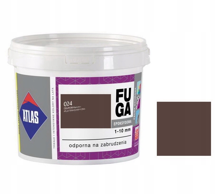 

Atlas Fuga Epoksydowa 2kg 024 Ciemnobrązowy