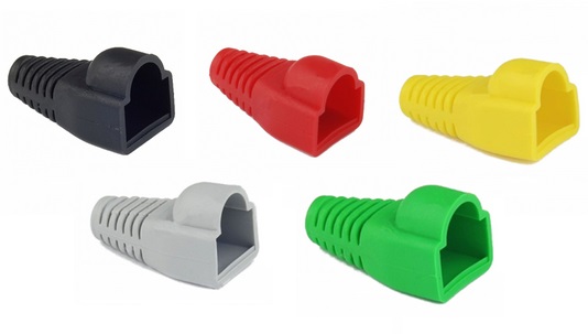 

Osłona wtyku 8p8c RJ45 RJ-45 MIX 50szt (0520)