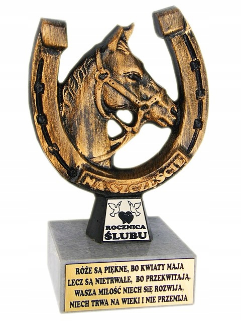 

Statuetka Podkowa Szczęścia Rocznica Ślubu Prezent