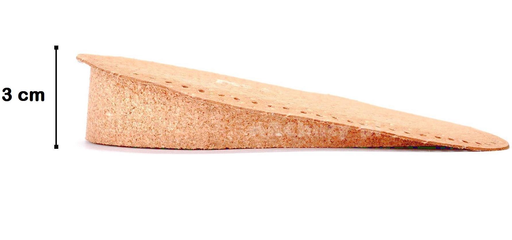 G10-64 ZDROWOTNE ORTOPEDYCZNE PODPIĘTKI BEŻ - 3 CM Płeć uniseks