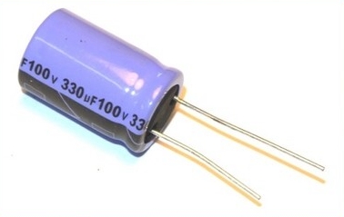 

330uF 100V 105' 16x25mm kondensator [1szt] #M7R