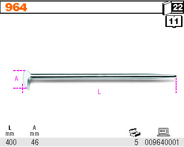 РЫЧАГ УСТАНОВКИ КОВША 400 ММ БЕТА 964