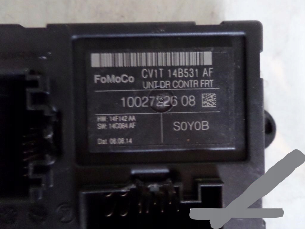 FORD FIESTA 2014 R MODUL DRZWI LEWE CV1T 14B531 AF