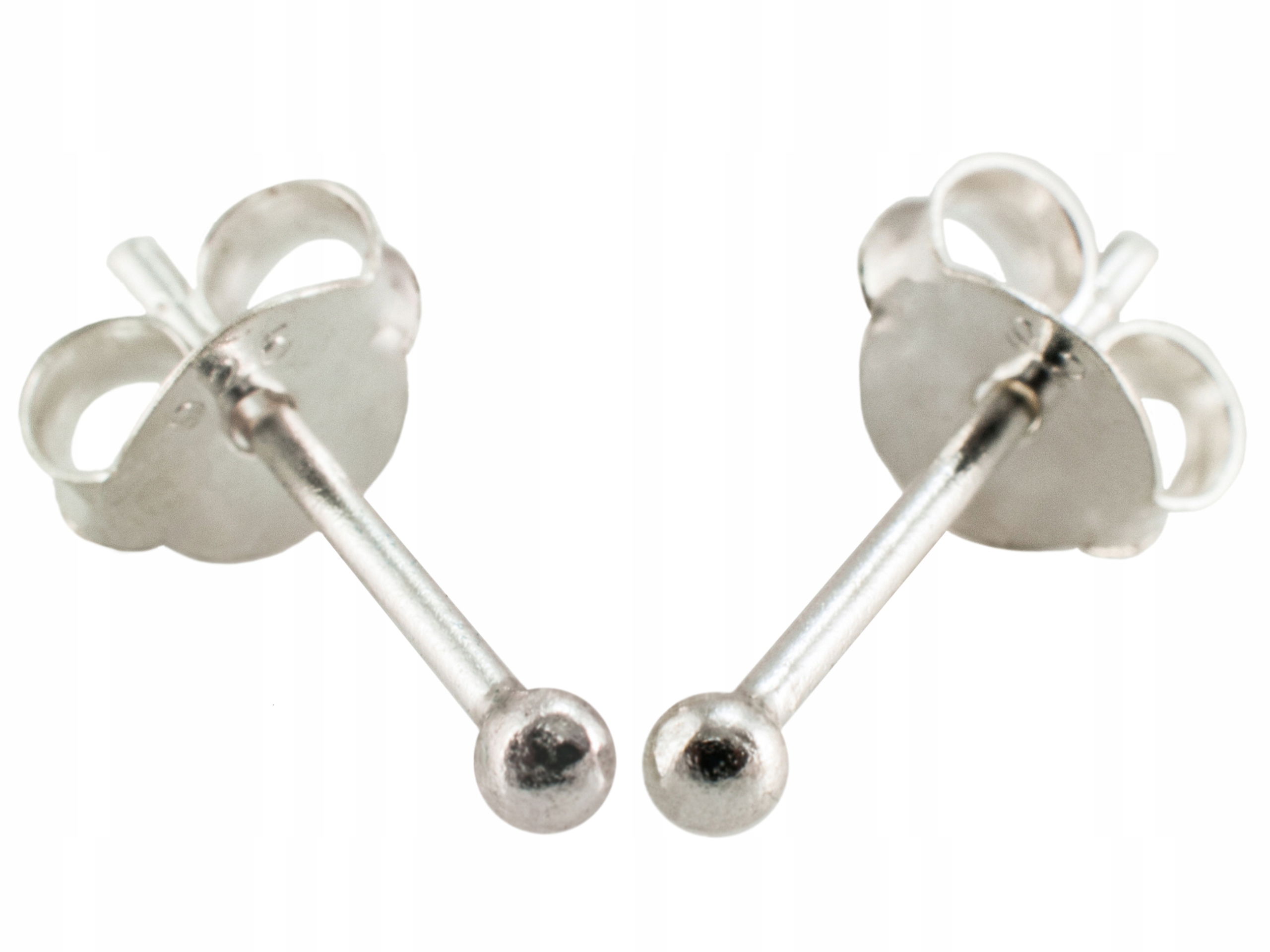 

Versil kolczyki kulki 1,6 mm wkrętki Srebro 925