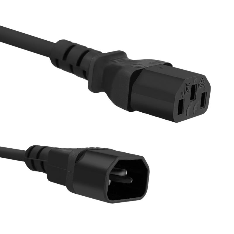 

Kabel zasilający Qoltec czarny 3 m