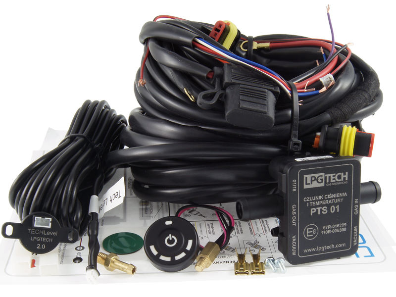 LPGTECH TECH DUO ЭЛЕКТРОНИКА КОМПЛЕКТ ПОСЛЕДОВАТЕЛЬНОСТЬ 4CYL