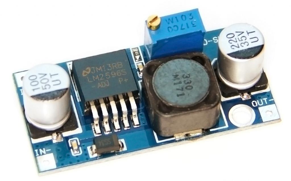 

Przetwornica stabilizator LM2596 1,2-40V 3A Blue