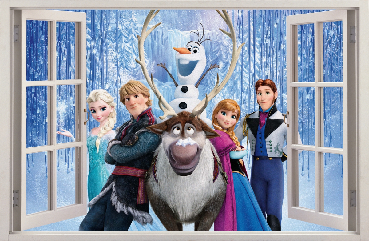 

Naklejki Na Ścianę Okno Frozen Elsa 16 100x65 cm