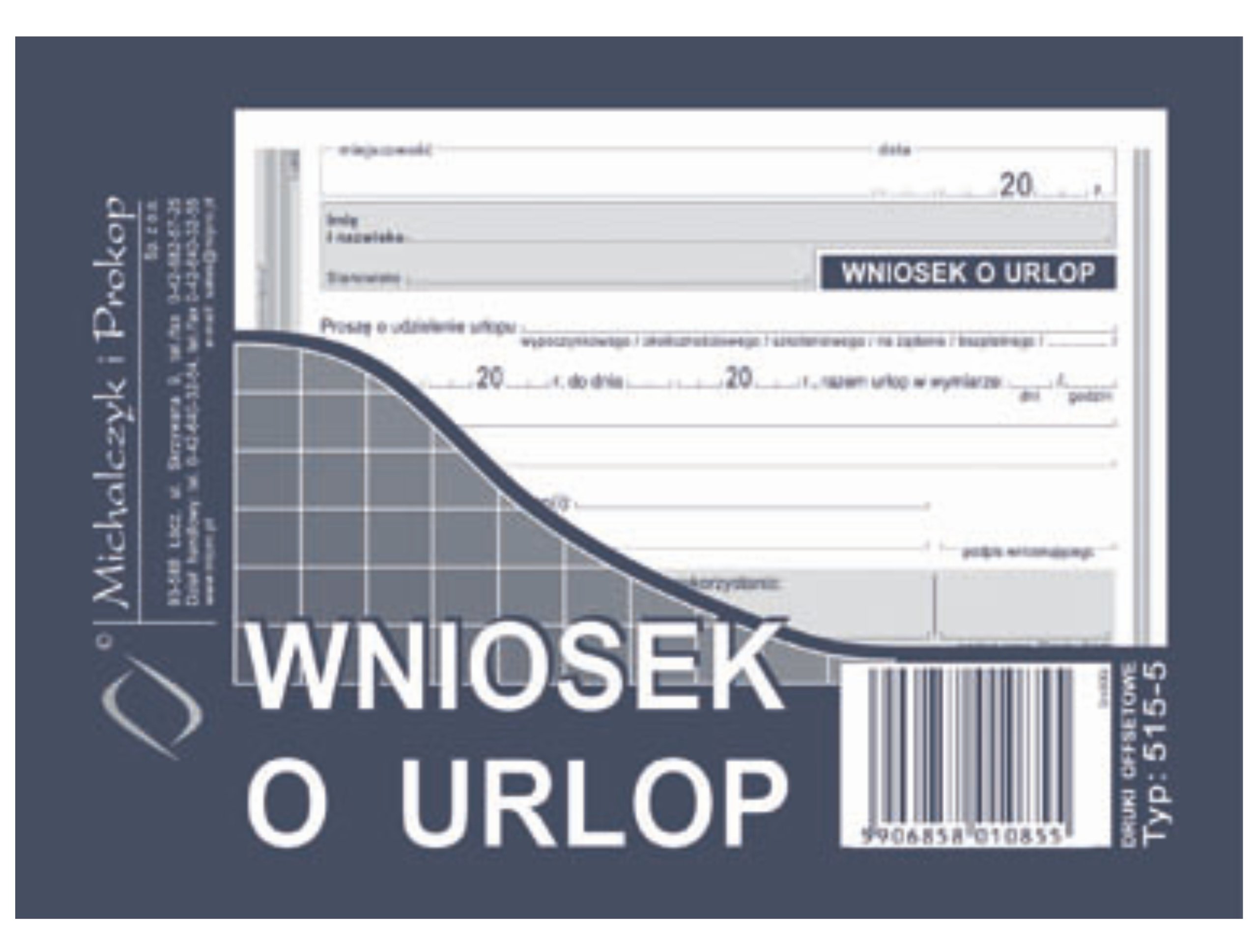 

Wniosek o urlop Mipro A6 515-5 druk druczek