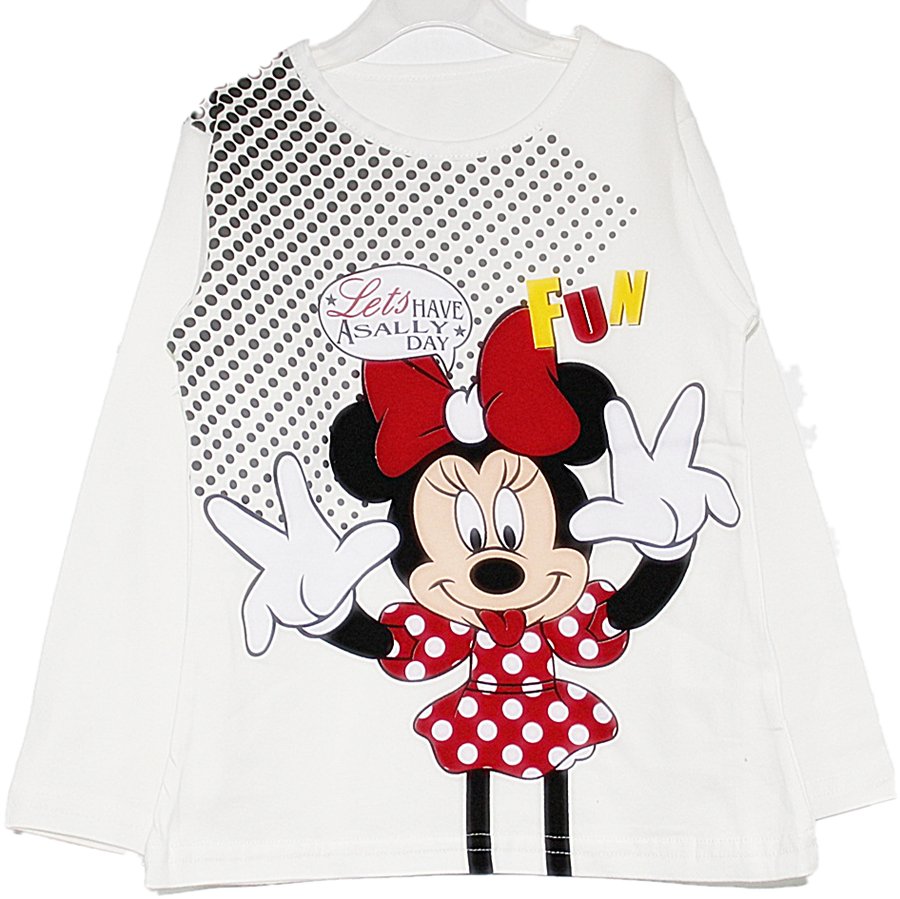 

Bluzeczka Z Myszką Minnie Ecru *- 4 lata 104 cm