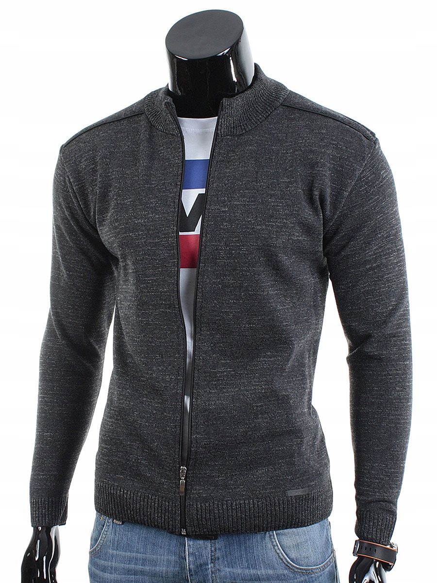 

Produkt_pl_sweter Męski Suwak N93 Grafit__XL