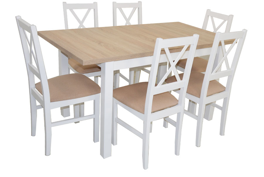 Раздвижная обеденная группа. Набор мебели "Викинг-6" (стол 62/62/38; 2 кресла 62,5/64/78; пластик). Обеденная группа в скандинавском стиле. Стол обеденный раздвижной Скандинавский стиль. Раздвижной стол в скандинавском стиле.