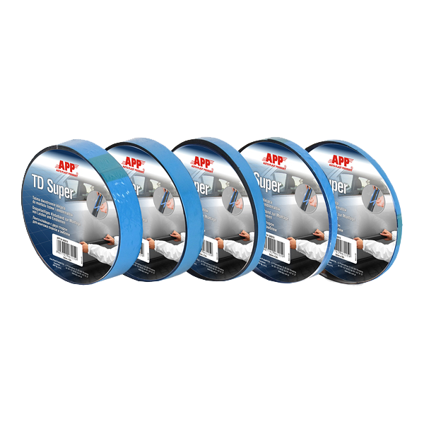 APP taśma dwustronna NIEBIESKA 6mm x 5m Marka APP