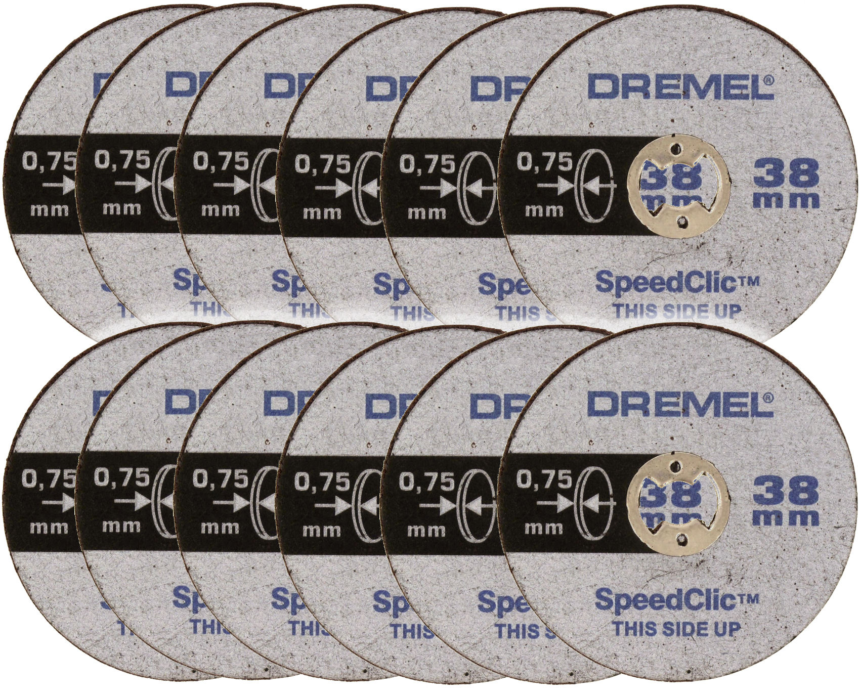 

12 Tarcz Do Metalu 38mm SC409 Ez SpeedClic Dremel
