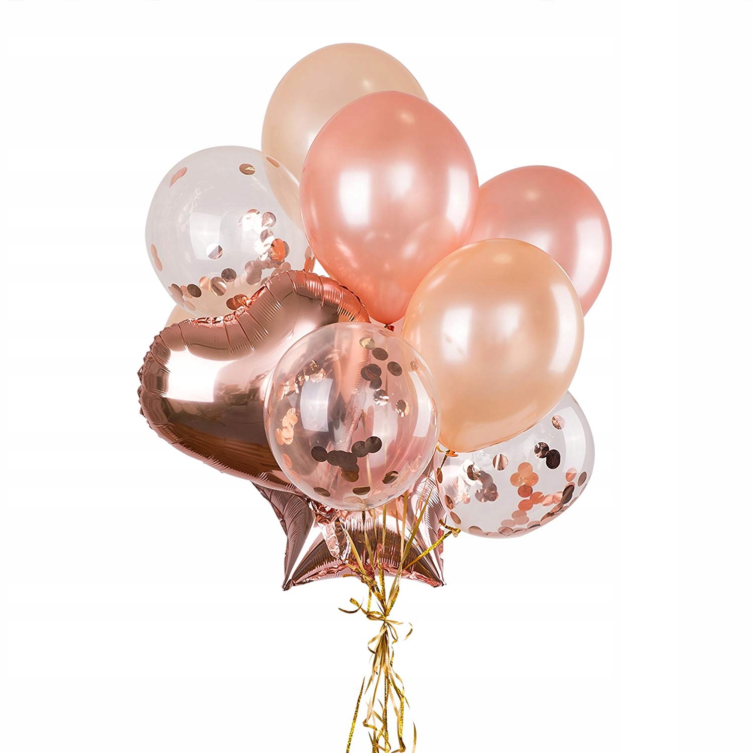

Balony Mix Ślubny Rose Gold 35cm -- 9szt