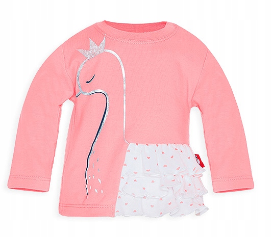 

Bluzka bawełniana Łabędź 9-12 mies 80 cm