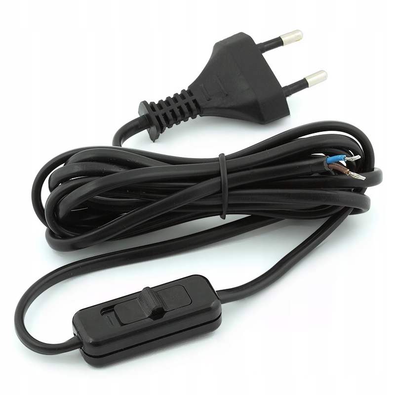 

Przewód kabel zasilający 2m. z wtyczką do gniazdka