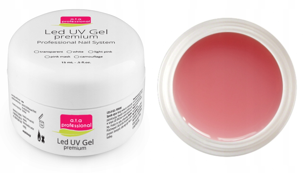 

Żel Uv Led Jednofazowy Milky Pink 30 ML