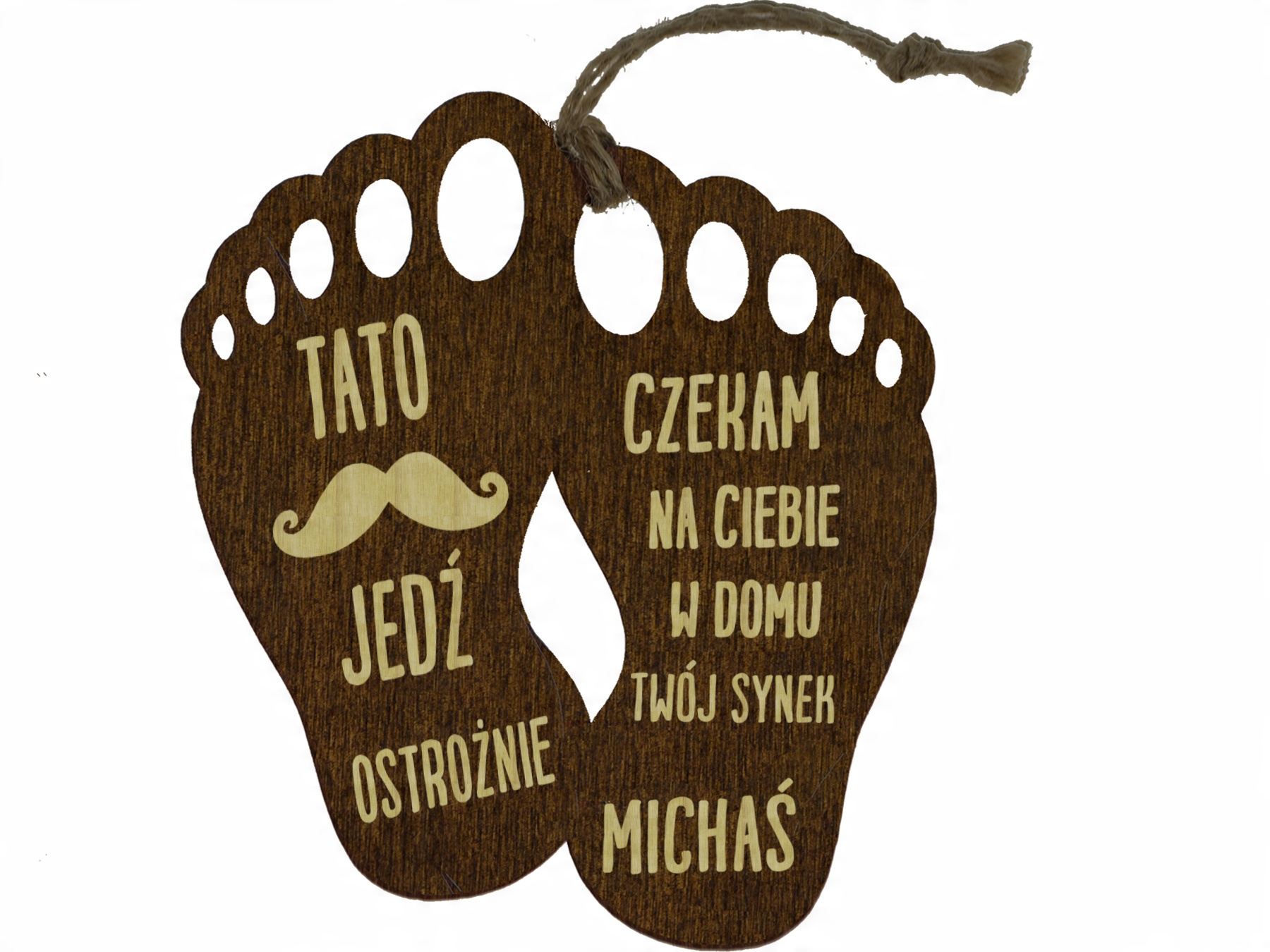 

Zawieszka Do Auta Z Grawerem Dla Taty Ojca