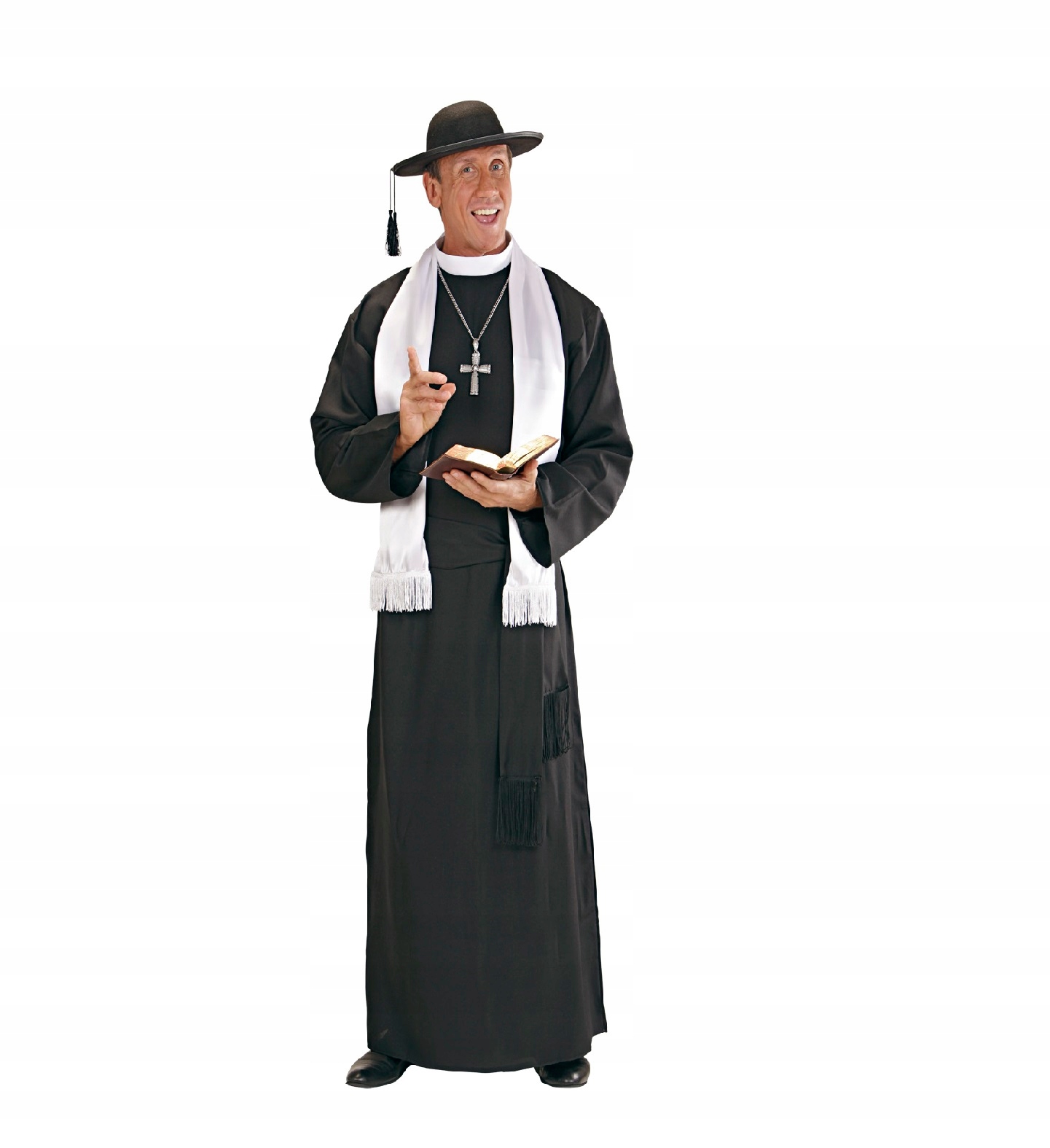 

Strój Księdza Sutanna Czarna XL Pastor Ksiądz