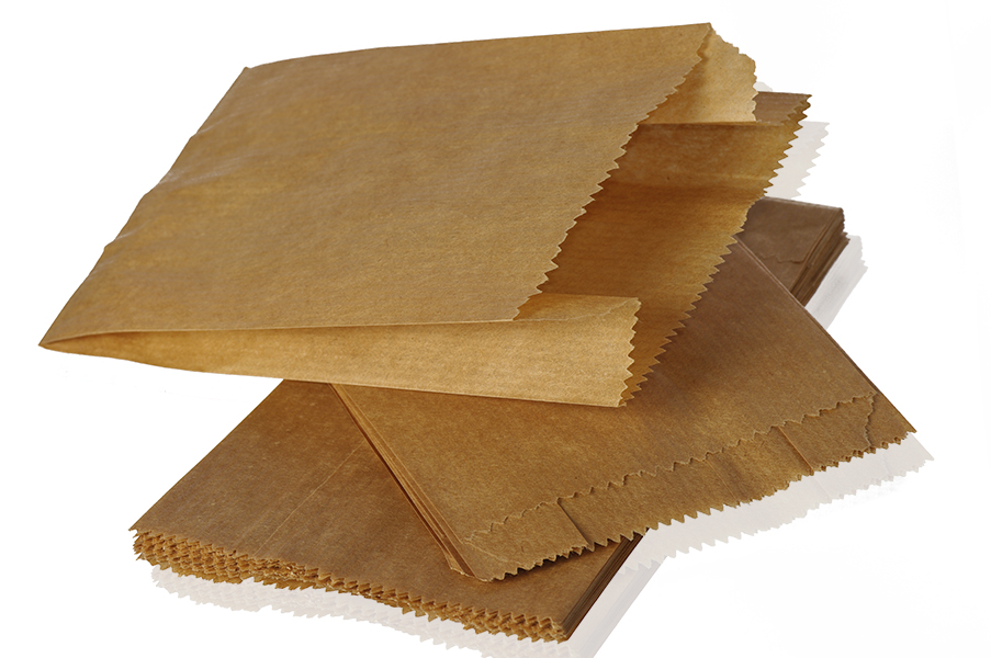 Torby Torebki Papierowe Fałdowe 35x18x6 Sk 1000szt