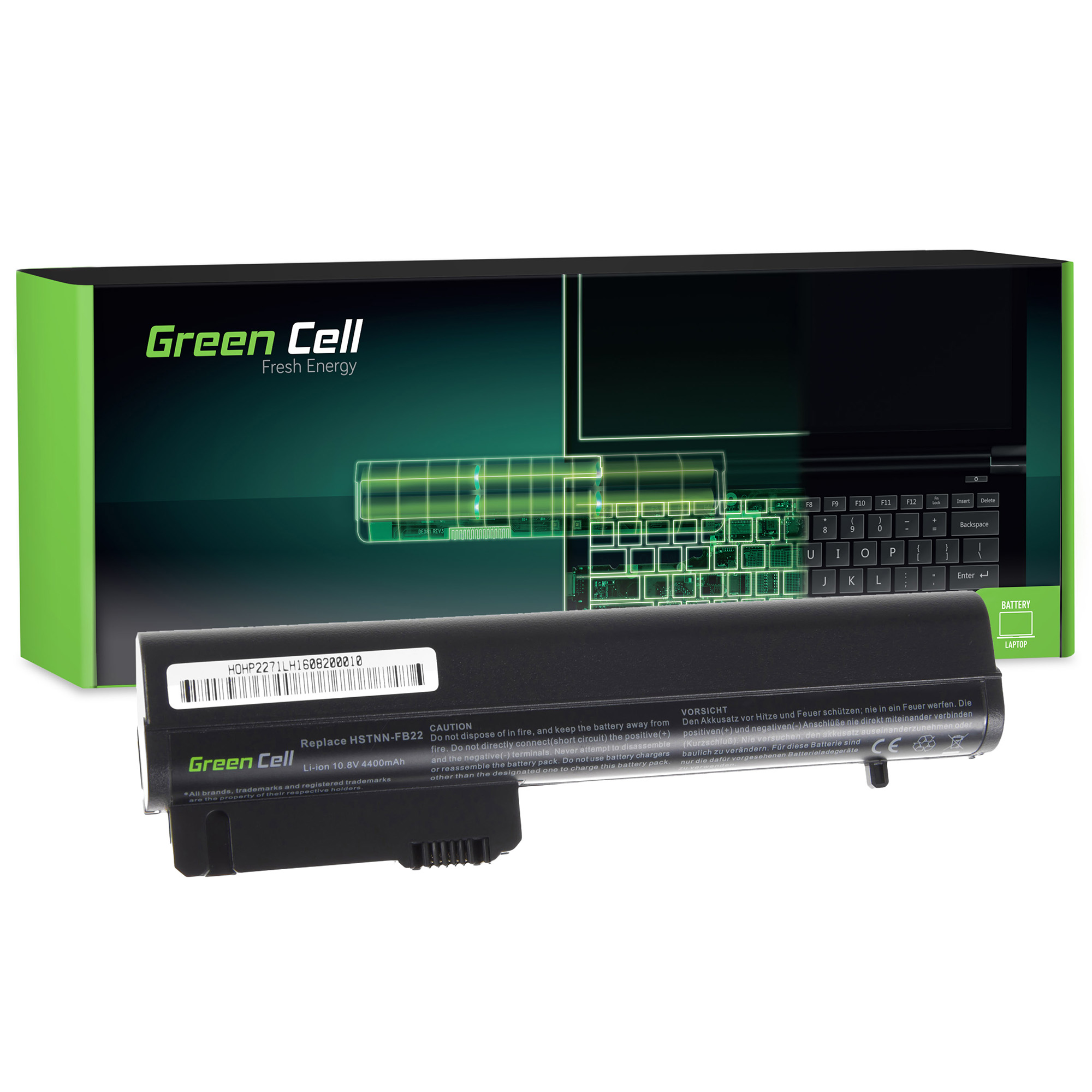 

Bateria HSTNN-FB22 do Hp EliteBook 2530p 2540p
