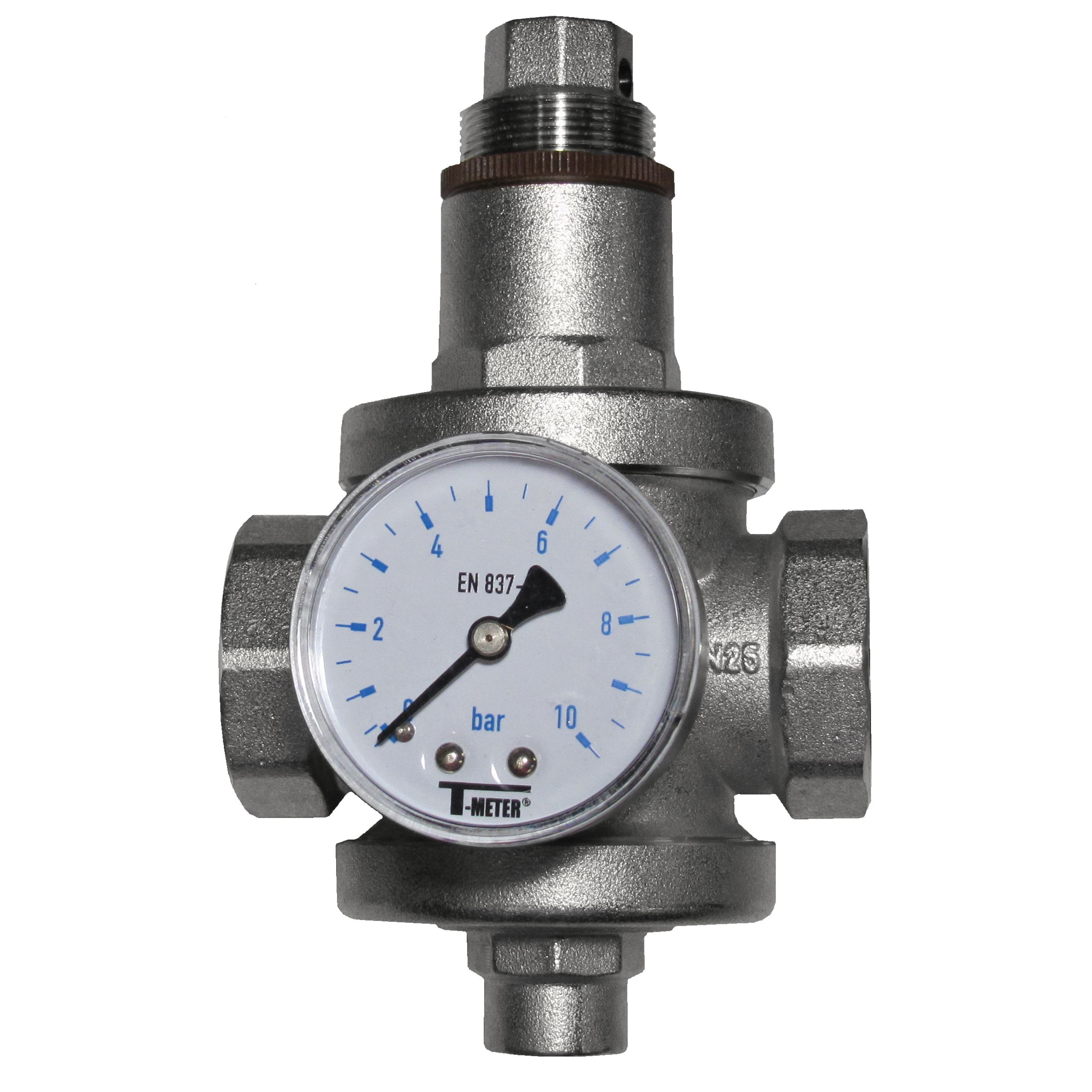 Reduktor ciśnienia 1-6bar 1" manometr Itap