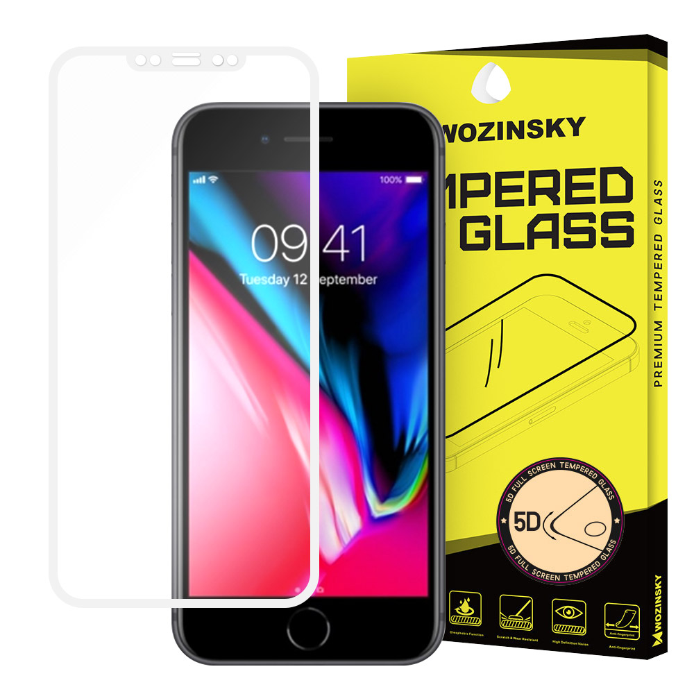 

Szkło Hartowane Wozinsky Pro+ 5D iPhone Xs/x Białe