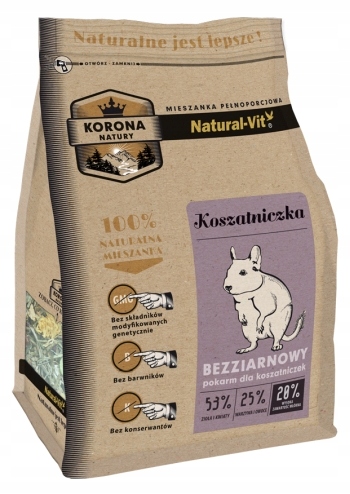 KORONA NATURY POKARM KOSZATNICZKA 750G