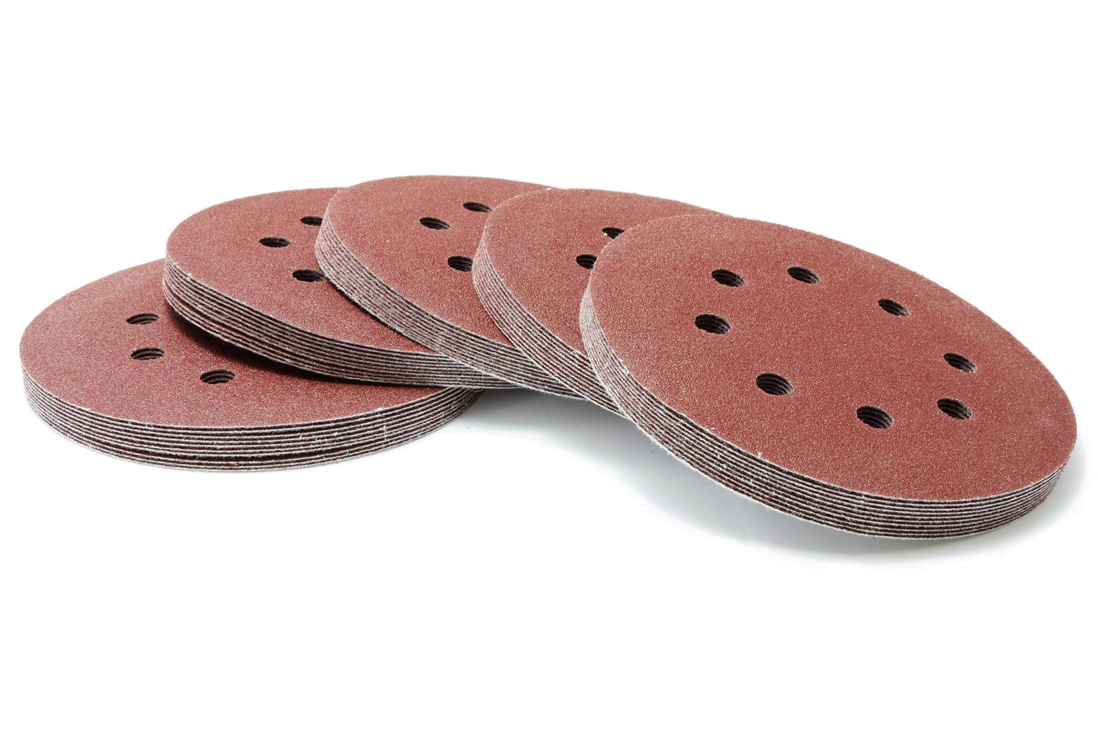 

Krążek papier ścierny rzep 125mm 8otw 50sztuk