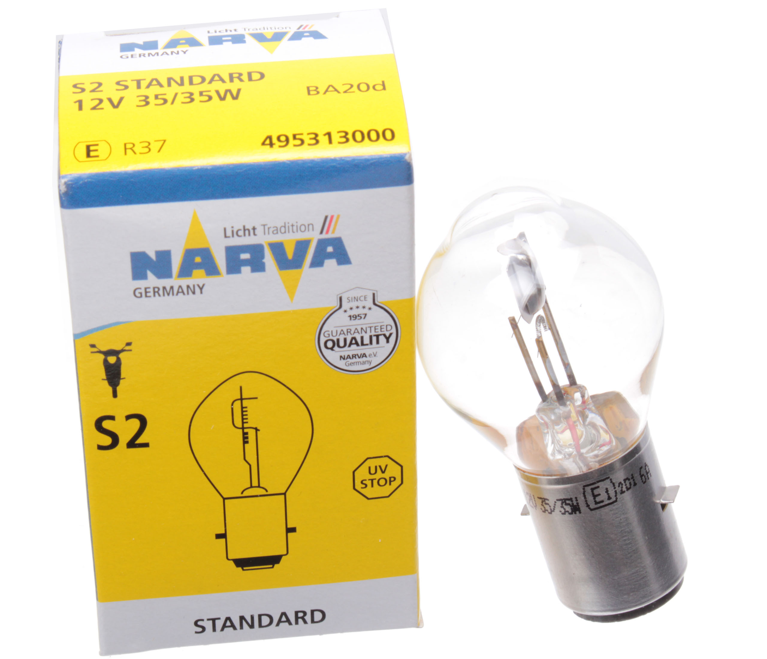 

S51 Mz Żarówka Żarówki S2 12V 35/35W BA20D Narva D