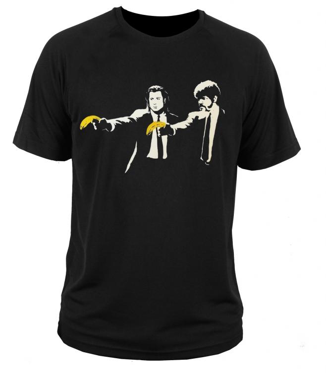 

koszulka t-shirt Banksy style / Pulp Fiction s