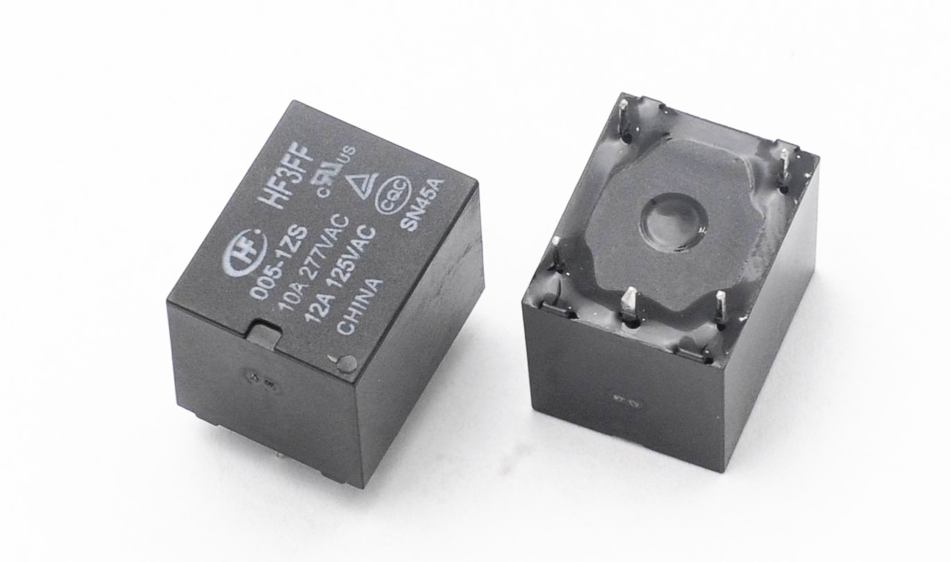 

Przekaźnik HF3FF-005-1ZS 5VDC 1 styk 10A 250VAC