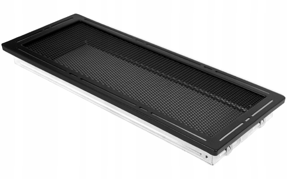 Krbová mřížka Trend 16x45 cm černá matná