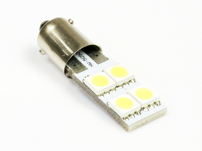 

T4W 4 Led żarówka BA9S Smd 5050 Can Bus canbus