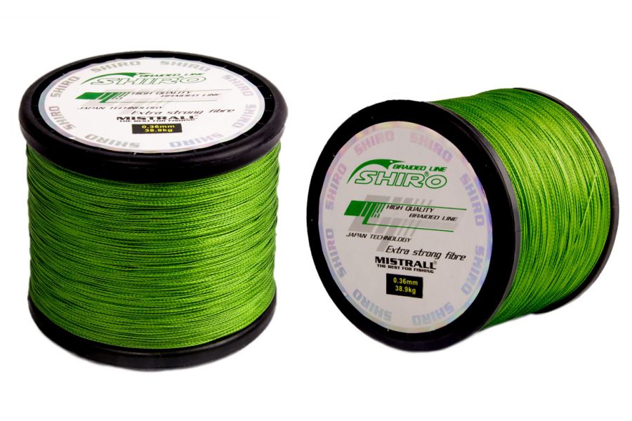 

Plecionka Mistrall Shiro 0,36 mm 1000m Zielona