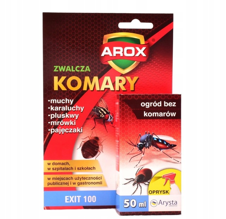 

Oprysk Środek Na Komary Muchy Pluskwy Arox Exit