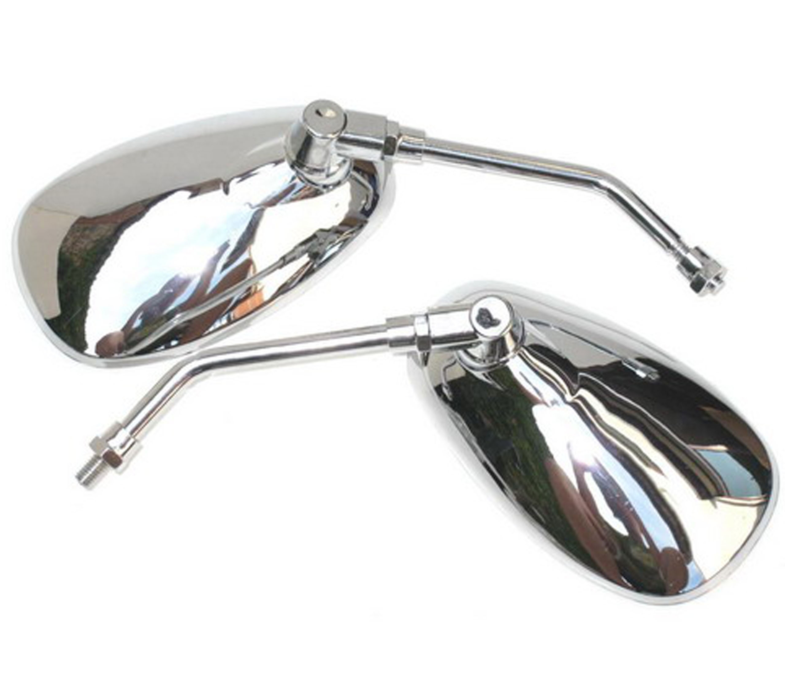 

Chopper Lusterko Owalne Chromowane Duże M10