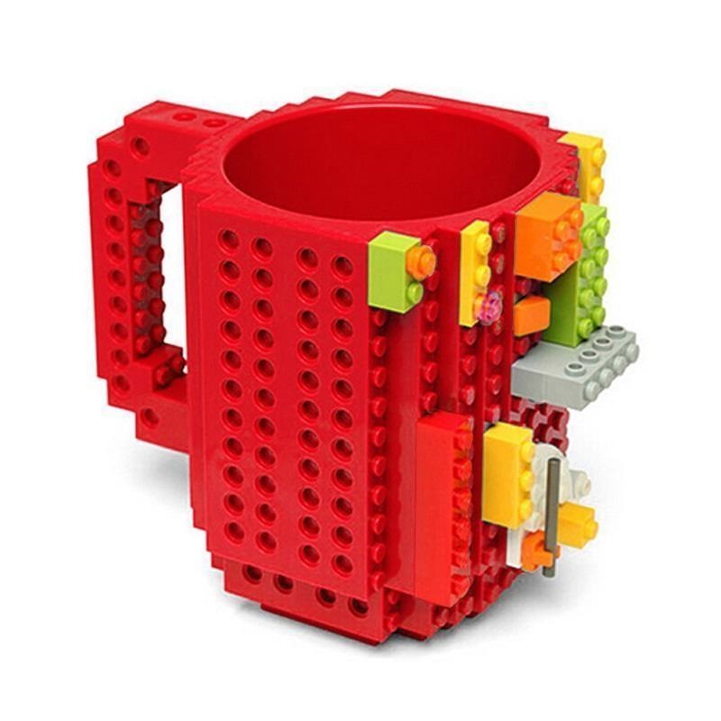 

Klockowy Kubek Prezent + klocki Lego Czerwony