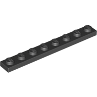 

Lego płytka 1x8 czarny 346026 3460