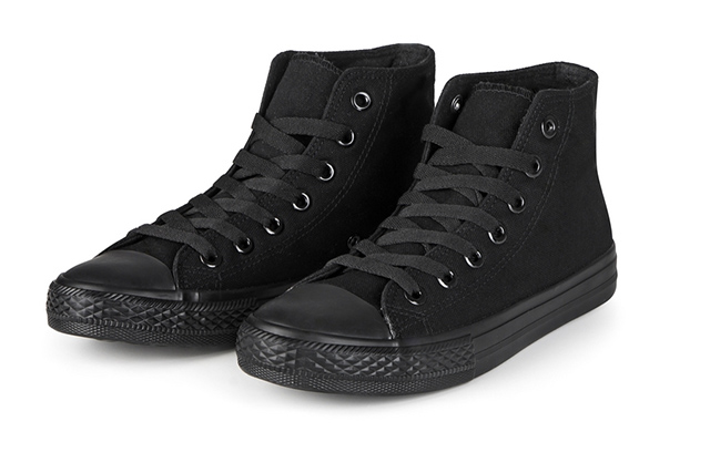 TRAMPKI Wysokie za kostkę all czarne Rozmiar 40