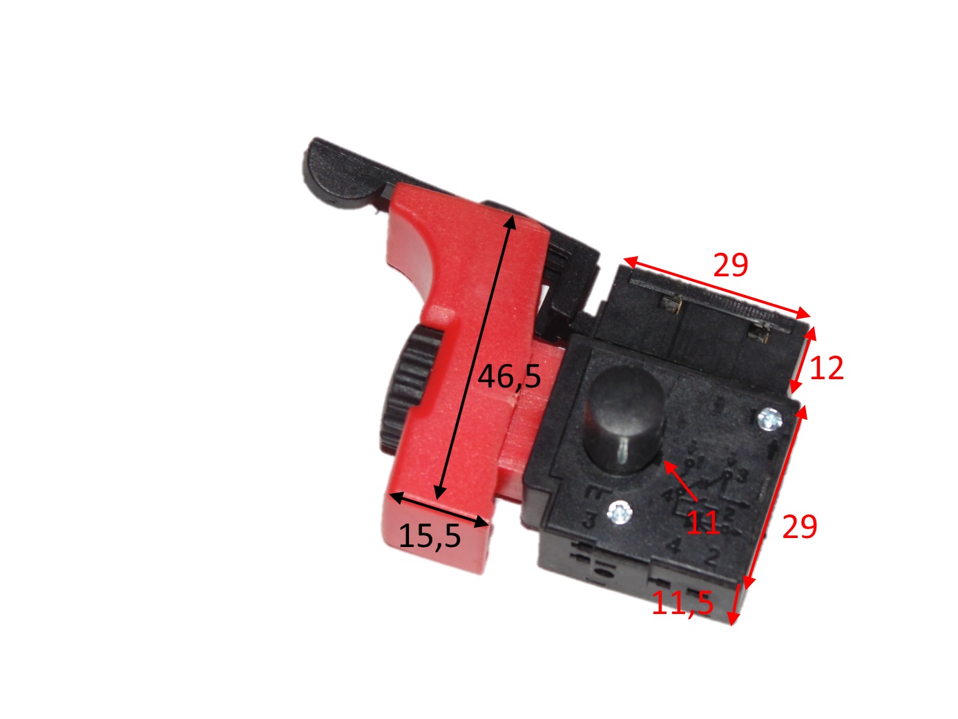 WYŁĄCZNIK FA2-6/1BEK WIERTARKI CMI EUROTEC EINHELL Kod producenta 00407