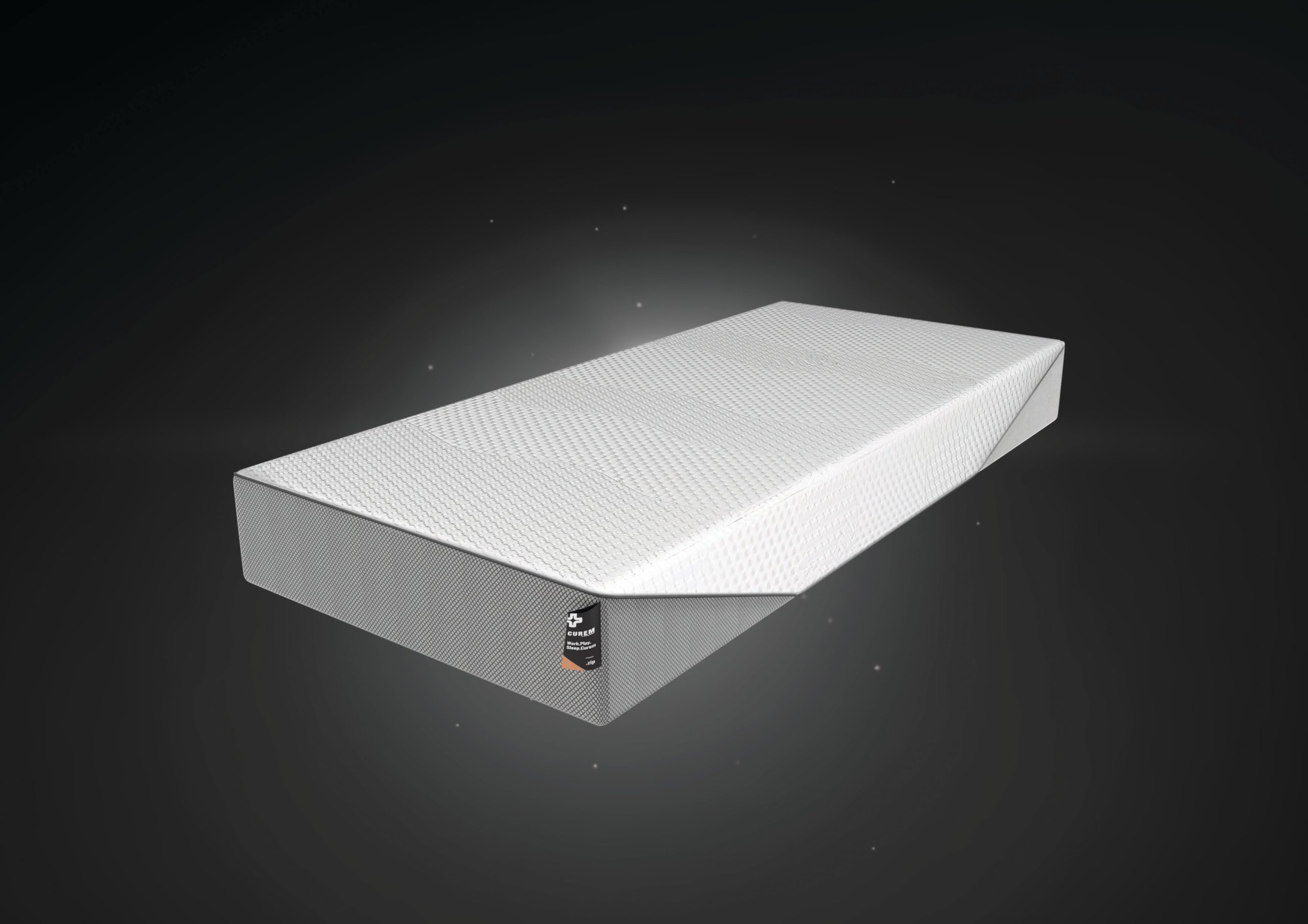 Materac Sprężynowy CUREM .ZIP 160x200 -45% EKSPOZYCYJNY SUPER STAN ! Kod producenta .ZIP