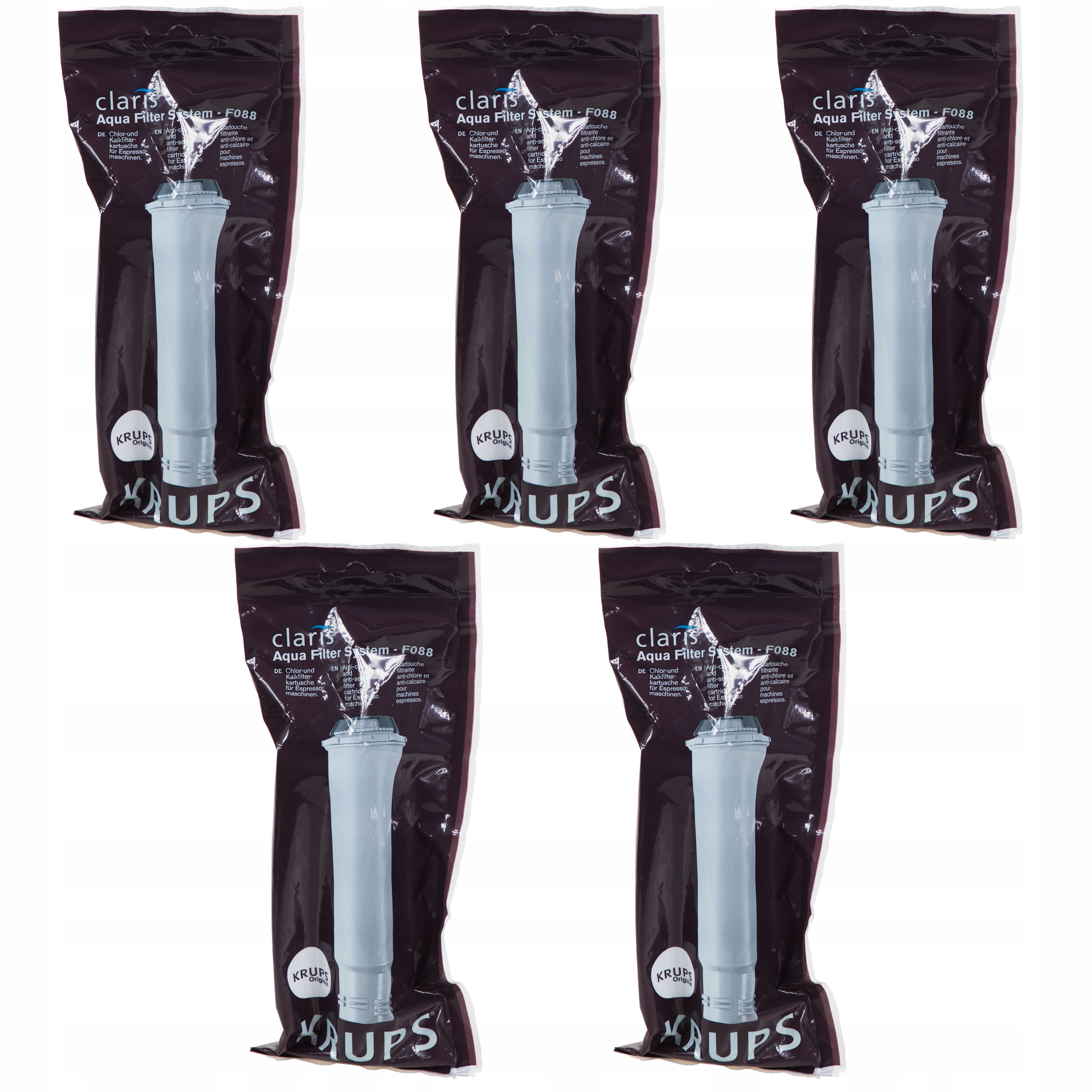 

Filtr Ekspres Kawy Krups Claris F088 Oryginalny x5