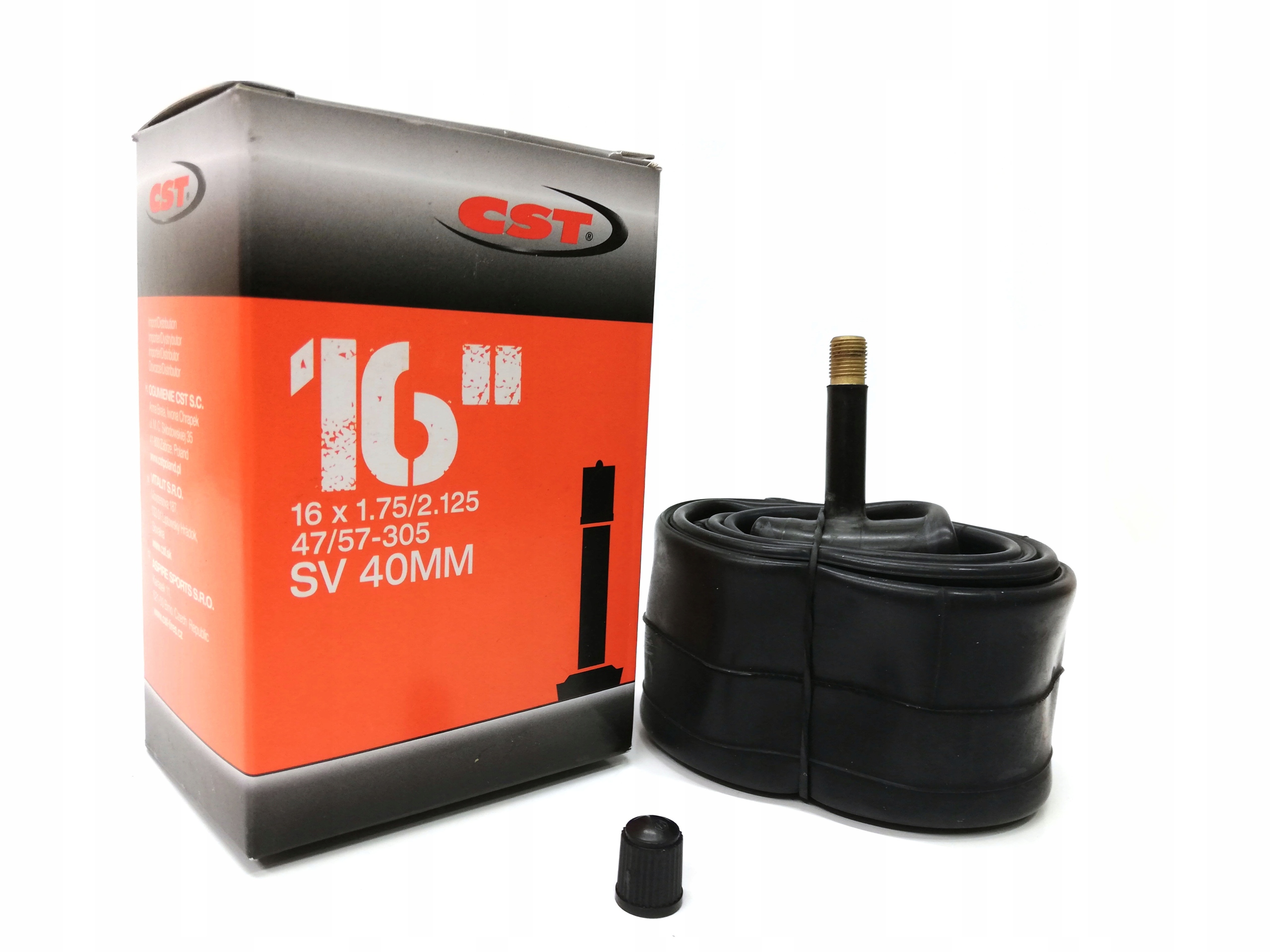 

Dętka Rowerowa Cst TB-CS003 16x1.75/2.125 Zawór Av