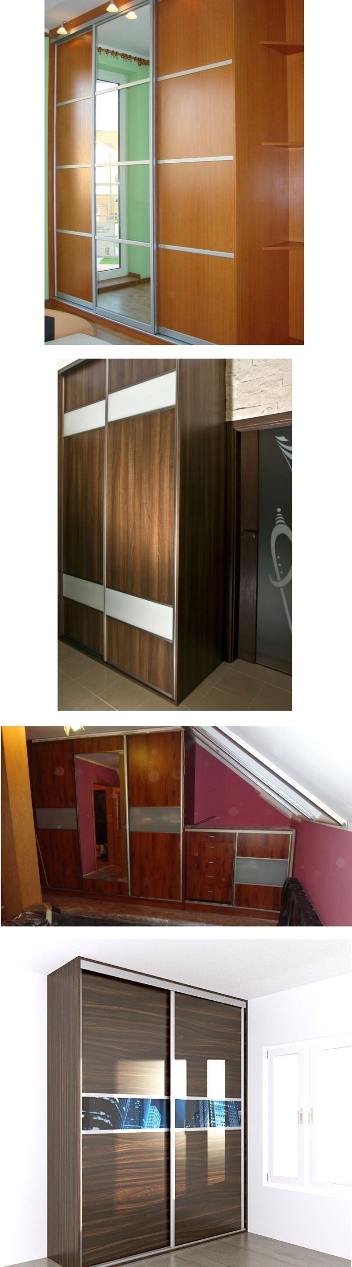 SZAFA PRZESUWNA WNĘKOWA GARDEROBA Małopolska 136 Wysokość mebla 250 cm