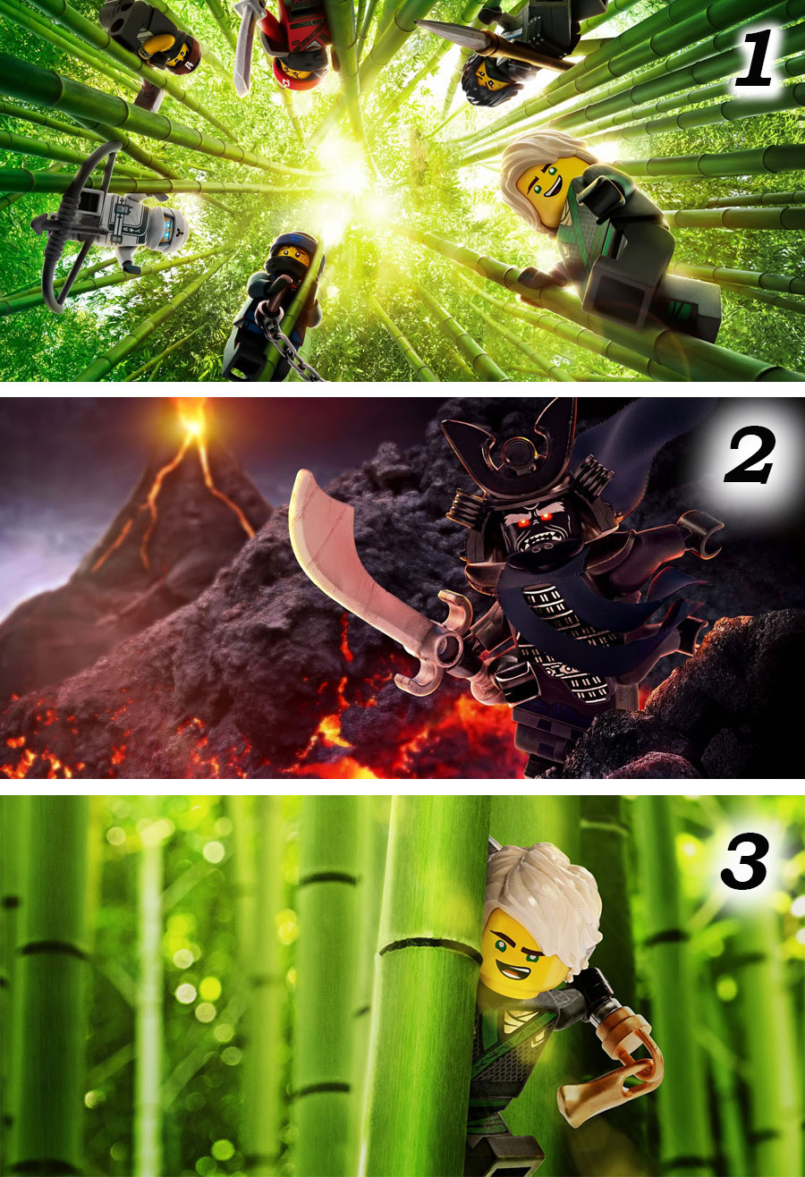 LEGO NINJAGO fototapeta naklejka 200x95 Waga (z opakowaniem) 3 kg