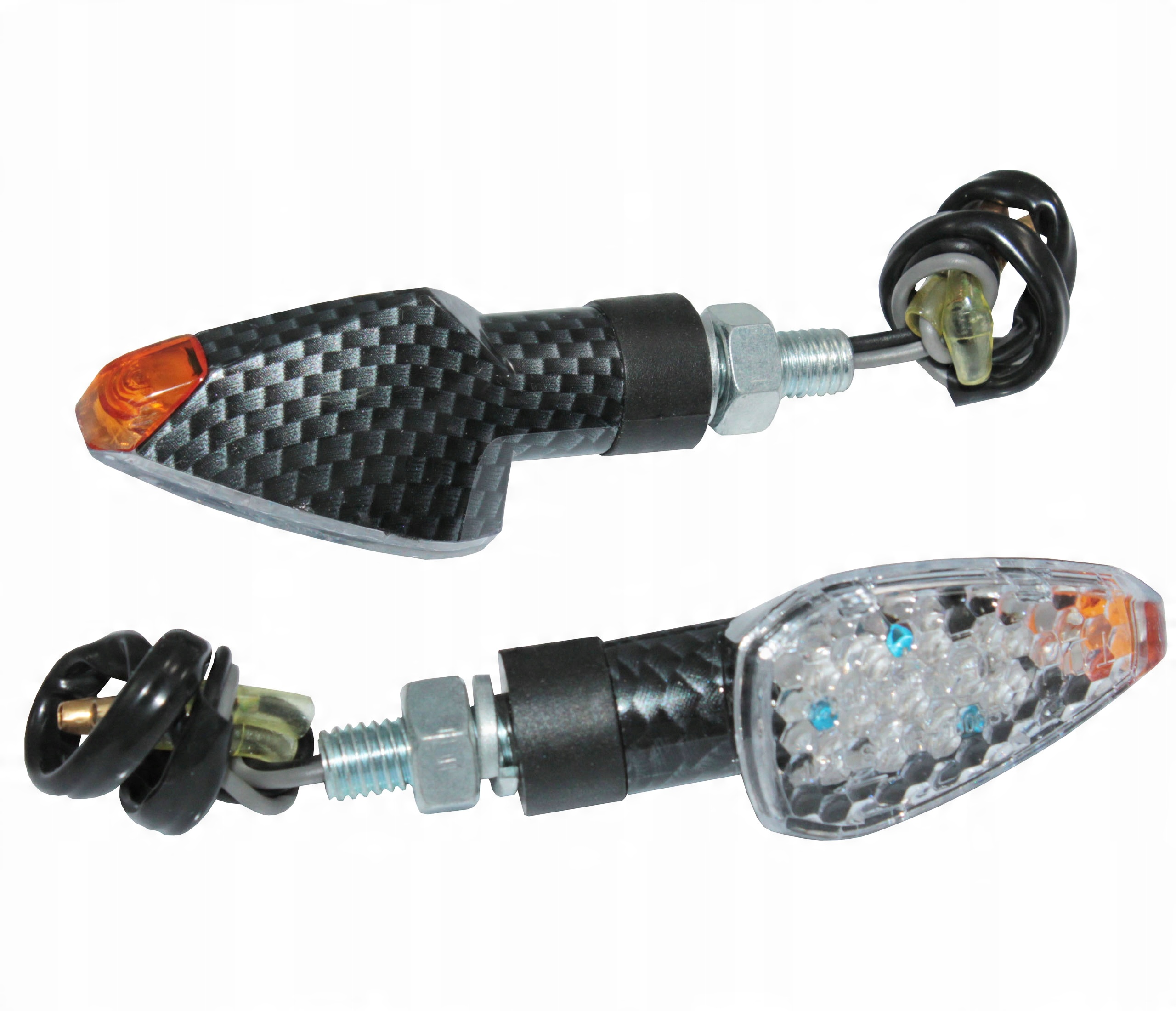 

Motocyklowy Kierunkowskaz Carbon Led Strzałka 12V